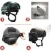 Airsoft MICH 2000 ACH Tactical Helmet with Clear Visor, NVG Mount & Side Rail - Black - Buy Online on SooperMarket.com
