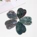Natural Crystal Rough 1PC Natural Crystal Leaves Carving Moss Agate Family Decoration Sculpture Health Green Gem Gift DIY Pendant Gem - Buy Online on SooperMarket.com