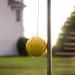 STERLING Sports Compact Tetherball Set - Outdoor Backyard Game with Ball, Rope, Metal Pole, and Air Pump - Buy Online on SooperMarket.com