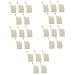 Healeved 25 Pcs Soap Bag Exfoliating Soap Pocket Mesh Soap Saver Pouch Soap Saver Pouch Bag Sisal Beige