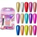 Nail Powder Colors 10 Set Beautiful Refill Set Dip Powder Colors Set 10 Colors Dipping Nail Powder Golden Pink Nail Powder Colors Set - Buy Online on SooperMarket.com