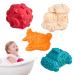 General activity rattling balls sensory squeezing ball toy-structured soft-squeeze massage balls |Develop structured hand -catching balls multisensory balls gift for newborns