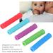Alomejor 5Pcs Baby Teether Silicone - Safe Soft Grip Teething Sticks & Pencil Holders for Baby Strength Training - Buy Online on SooperMarket.com