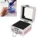 Nail Drill Bits Holder Container 25 Holes Aluminum Alloy Nail Grinding Bits Storage Box Organizer (Pink) - Buy Online on SooperMarket.com