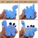 Silicone Dinosaur Chew Necklaces for Sensory Kids - Perfect for Autism, ADHD, SPD - Anxiety Relief and Fidget Reduction - Blue & Green - Buy Online on SooperMarket.com