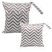 Egurs diaper bag for on the go Wetbag 1 piece large + 1 piece medium gray-white stripes