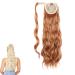 prinfantasy Ponytail Extensions Wrap Around Pony Tail Hair Extension for Women Curly Wavy Ponytails Synthetic Hairpiece MW130 GBMW130 24 inch