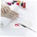 NOLITOY Makeup Palette Set - Stainless Steel Mixing & Nail Art Tool | Pro Cosmetology Kit - 12.6x7.5cm Painting Palette for Flawless Foundation & Makeup Application - Buy Online on SooperMarket.com
