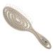 Head Jog 08 Paddle Brush Flexible Soft Pin Bristles Detangling Wet Or Dry Hair. Gentle Brushing Hairbrush. Detangle Brushes For Straight Curly & Wavy Hair Types. (Monochrome Collection Ash)