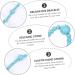 Healeved 4pcs Organic Kelp Anti Motion Sickness Bracelet Set - Adjustable Acupressure Sea Bands for Nausea Relief - Travel Essential - Buy Online on SooperMarket.com