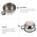 Beavorty 3 Pcs Stainless Steel Shaving Soap Bowl Set - Premium Man's Shaving Cream Cup for Smooth Shaves | International Shipping Available - Buy Online on SooperMarket.com