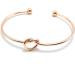 COFOZA Matron of Honor Champagne Compact Mirror & Rose Gold Knot Bracelet - Wedding Proposal Gift - Buy Online on SooperMarket.com