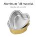 10pcs Heart Shaped Wax Melting Bowls - Gold Aluminum Foil Wax Bean for Hair Removal - Large Size Perfect for Home Use - Buy Online on SooperMarket.com