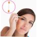 PLAFOPE 100pcs Sponge Eye Emulsion Dual Ended Makeup Brush Plastic Eye Shadow Sponge Stick - Buy Online on SooperMarket.com