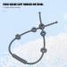 Veeteah Dark Gray Multifunctional Stroller Toy Holder & Pacifier Band | Adjustable Food Catcher Clip for High Chairs - Buy Online on SooperMarket.com
