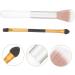 FOYTOKI 2pcs Makeup Brush Cream Concealer Brush Women Eye Shadow Brush Highlighter Brush Brow Brush Plastic - Buy Online on SooperMarket.com