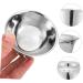 Angoily Metal Impact Bowl & Razor Cup | Rustproof Steel Shaving Accessories for Men - Perfect for Face Cleaning & Foam - Buy Online on SooperMarket.com