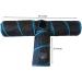 Feline Ruff Premium 3 Way Cat Tunnel - Extra Large 12 Diameter, Extra Long, Collapsible Play Toy for Cats and Other Pets - Black/Blue - Buy Online on SooperMarket.com