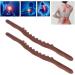 10 Massage Points Gua Sha Tools - 2 Pack Wooden Massage Sticks for Back & Leg Relief | International Shipping - Buy Online on SooperMarket.com
