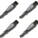 Uinfhyknd 4pcs Double Sided Razor Shaver Cleaning Brush | Men's Grooming Essential - Buy Online on SooperMarket.com