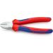 Knipex Diagonal Cutter chrome-plated with multi-component grips 180 mm (self-service card/blister) 70 05 180 SB Multi-component Grips Blue/Red 180 mm chrome-plated on self-service card - Buy Online on SooperMarket.com