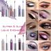 Weixinbuy 12 Colors Liquid Eyeshadow Glitter Metallic Eyeshadow Shining Shimmer Glitter Highly Pigmented Liquid Eyeliner Waterproof Long Lasting ((103#Ice)) - Buy Online on SooperMarket.com