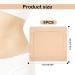 5 Pack Self-Adhesive Castor Oil Packs - Organic Cotton Leak-Proof & Absorbent Massage Belt (20x22cm) - Buy Online on SooperMarket.com