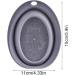Bexdug Silicone Cleaning Mat | Makeup Brush Cleaner Tools | Silicone Cleaning Bowl Makeup Brush Cleaner Washing Tools for Makeup Eggs Grey - Buy Online on SooperMarket.com