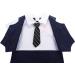AmzBarley Baby Boys Navy Tuxedo Romper Suit | 18-24 Months | Kids Gentleman Outfit with Shirt, Pants, Vest, and Bowtie - Buy Online on SooperMarket.com