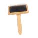 Macrame Comb More Beautiful Brush Soft Curves. Fast Brushing. Fine Polished Bamboo for Tapestries (L)