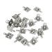 10 Pairs Silver Battery Spring Contact Plate Replacement 14.5 * 9mm for AA AAA Batteries Small Springs Compression
