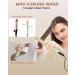 Mini Curling Iron 1 - Dual Voltage Travel Size for Short & Medium Hair | Adjustable Heat Fast Heating Includes Storage Bag & Gloves - Buy Online on SooperMarket.com
