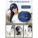 Heated Silk Eye Mask | Cordless USB Heating Pad for Dry Eyes | Rechargeable | Relief for Stye, Blepharitis, Chalazion, Eye Fatigue | Warm Eye Compress for Men and Women (Navy) - Buy Online on SooperMarket.com