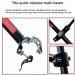 ZTZ Rear Bike Rack - 110 lbs Capacity, Quick Release, Easy to Install | Black - Buy Online on SooperMarket.com