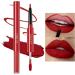 Vegan Cruelty Free Lip Liner and Liquid Lipstick Set (05#) - Highly Pigmented 2-in-1 Lip Pencil - Easy to Colour - Shaping Lip Liner for Women and Girls - Buy Online on SooperMarket.com