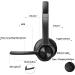 EKVANBEL Bluetooth Headset V5.2 with Adapter - Wireless Headphones with Noise Cancelling Microphone - On Ear Headset for Cell Phones, Laptop, Computer - M102 - Buy Online on SooperMarket.com
