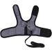 Minkissy 3pcs Bunny Vest Dress for Small Animals | Guinea Pig & Hedgehog Clothes | Soft Ferrope Harness & Lead Vest | Gray & Black - Buy Online on SooperMarket.com