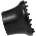 Adjustable Universal Hair Diffuser Nozzle for Natural Curly Wavy Hair - Black - Buy Online on SooperMarket.com