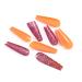 Brishow Long Coffin Fake Nails - Orange Acrylic Ballerina Stick-On Nails | 24PCs for Women & Girls - International Shipping - Buy Online on SooperMarket.com