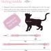 EXPAWLORER Cat Collar Breakaway with Bells - 2 Pack Rhinestone Diamante Collars for Cats and Small Dogs - Adjustable & Safe Velvet Collar in Black + Pink - Buy Online on SooperMarket.com