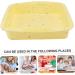 IMIKEYA 3 Pcs Cake Mold Roasting Pan Baking Pans Cupcakes Cupcake Pans Silicone Baking Molds Silicone Mold Silicone Baking Pan Non-Stick Baking Mold Silicone Bakeware Oven Silica Gel Fudge 26.5x24.5cmx3pcs Yellowx3pcs - Buy Online on SooperMarket.com