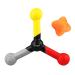 Asyxstar Basketball Training Equipment - Agility Training Equipment for Football Training , Basketball, Soccer Baseball Training Equipment Reaction Ball Both BALLs Black and orange