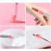 10PCS Portable Silicone Lip Brush Single Soft Head Lipstick Brushes Lip Makeup For Women Girls Silicone Lip Brush Applicator - Buy Online on SooperMarket.com