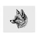 x Microfiber Cleaning Cloths "Fox Side Profile" (LC00026257)