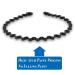 Timoo 5 PCS Metal Spring Wavy Hairband Hair Hoop - Fashionable Headwear for Men & Women - Black - Buy Online on SooperMarket.com