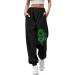 WILLBEST Womens Lounge Sport Gym Jogger Sweatpants Loose Elasticated High Waist Trousers Causal Yoga Sweat Jog Pants Jogging Bottoms Activewear 3XL 1286-djufh-5-green