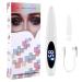 BYCUFF Electric Heated Eyelash Curler USB Charge Makeup Curling Kit Long Lasting Natural Eye Lash Curler White