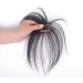 Bangs Hair Clip Lifelike Hair Extensions Wispy Bangs Clip Dark Brown Fake Air Bangs Fringe Refine Facial Contour 3D Real Human Hair Bangs for Daily Wear - Buy Online on SooperMarket.com