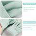 Moisturizing Gel Socks & Gloves Set for Cracked Feet Repair | Reusable Spa Foot Care - Green - Buy Online on SooperMarket.com