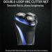 GeRRiT Electric Shavers for Men - Waterproof Rotary 3D Floating Razor & Beard Trimmer | Rechargeable Professional Shaving - Buy Online on SooperMarket.com